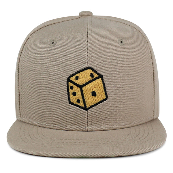 Dice Snapback Hat Embroidered Hip-Hop Baseball Cap Cute Board Game