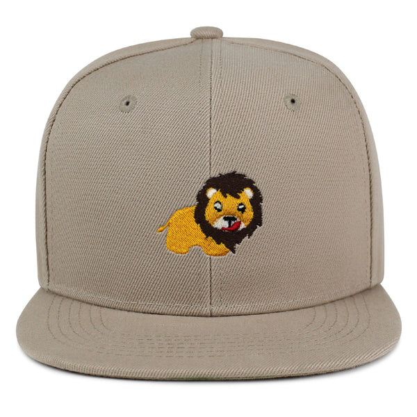 Lion Snapback Hat Embroidered Hip-Hop Baseball Cap Zoo King