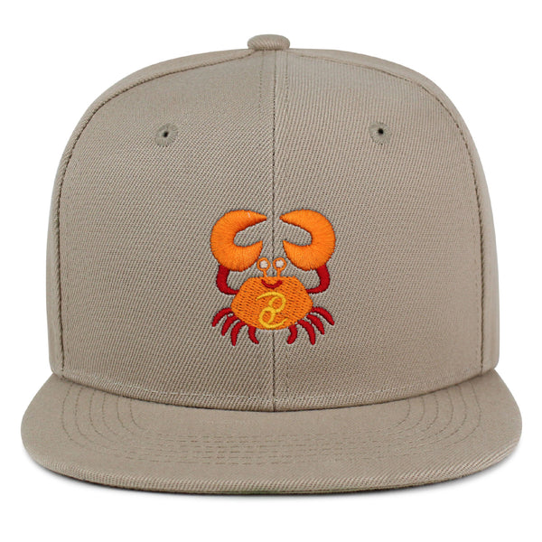 Cancer Snapback Hat Embroidered Hip-Hop Baseball Cap Crab Zodiac
