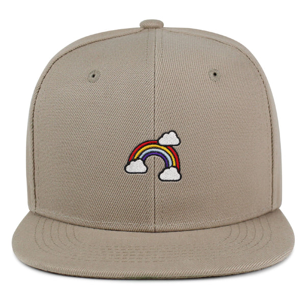 Rainbow Snapback Hat Embroidered Hip-Hop Baseball Cap Cute