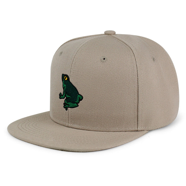 Frog Snapback Hat Embroidered Hip-Hop Baseball Cap Pond