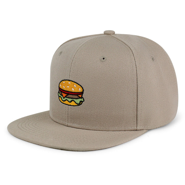 Hamburger Snapback Hat Embroidered Hip-Hop Baseball Cap Fast Food