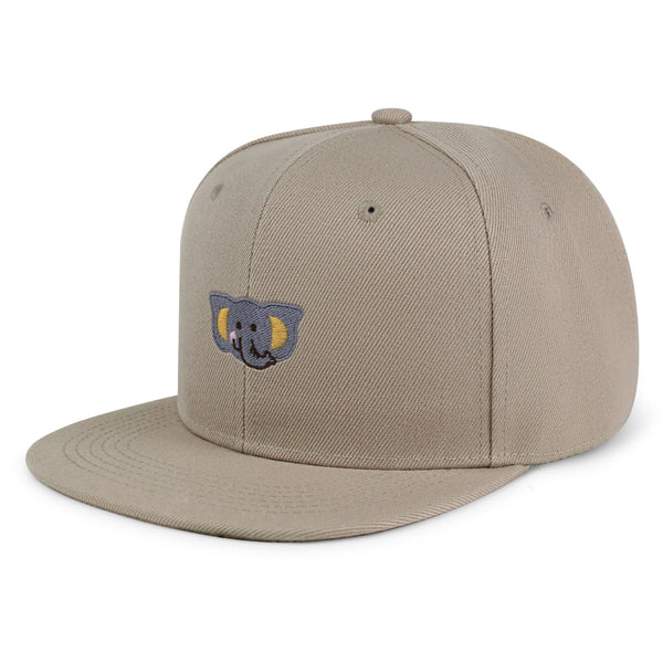 Elephant Snapback Hat Embroidered Hip-Hop Baseball Cap Zoo