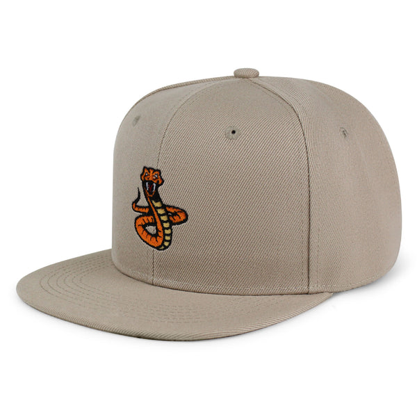 Rattlesnake Snapback Hat Embroidered Hip-Hop Baseball Cap Snake