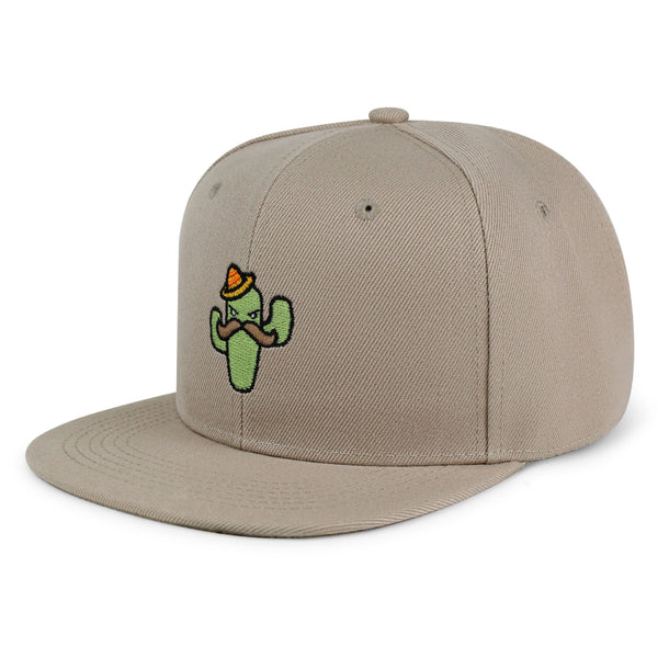 Cactus Snapback Hat Embroidered Hip-Hop Baseball Cap Cowboy Mexican American