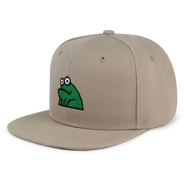 Frog Snapback Hat Embroidered Hip-Hop Baseball Cap Funny