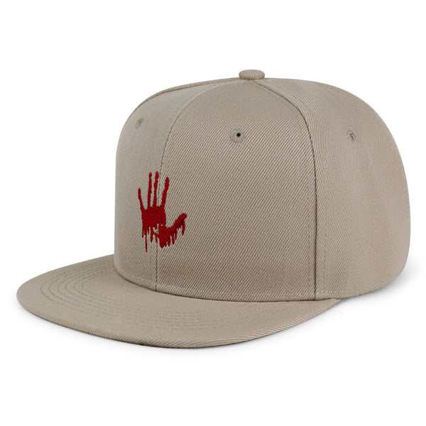 Bloody Hand Snapback Hat Embroidered Hip-Hop Baseball Cap Horror