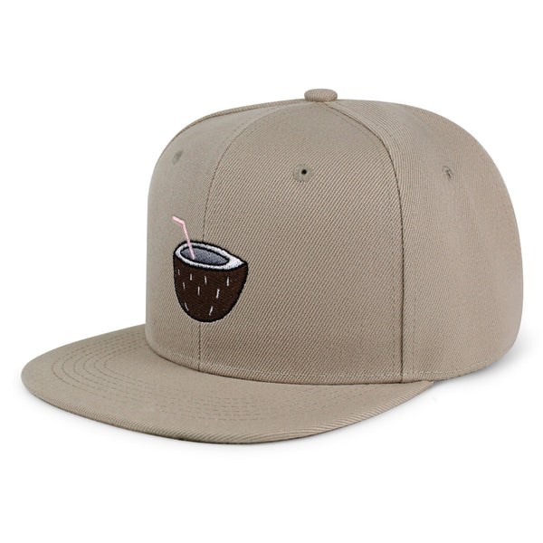 Coconut Snapback Hat Embroidered Hip-Hop Baseball Cap Juice Tree