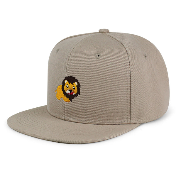 Lion Snapback Hat Embroidered Hip-Hop Baseball Cap Zoo King