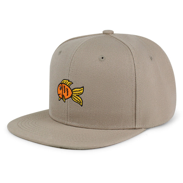 Goldfish Snapback Hat Embroidered Hip-Hop Baseball Cap Finding Fish