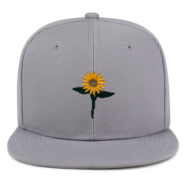 Sun Flower Snapback Hat Embroidered Hip-Hop Baseball Cap Floral