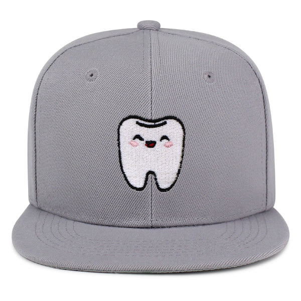 Tooth Snapback Hat Embroidered Hip-Hop Baseball Cap Dentist Dental