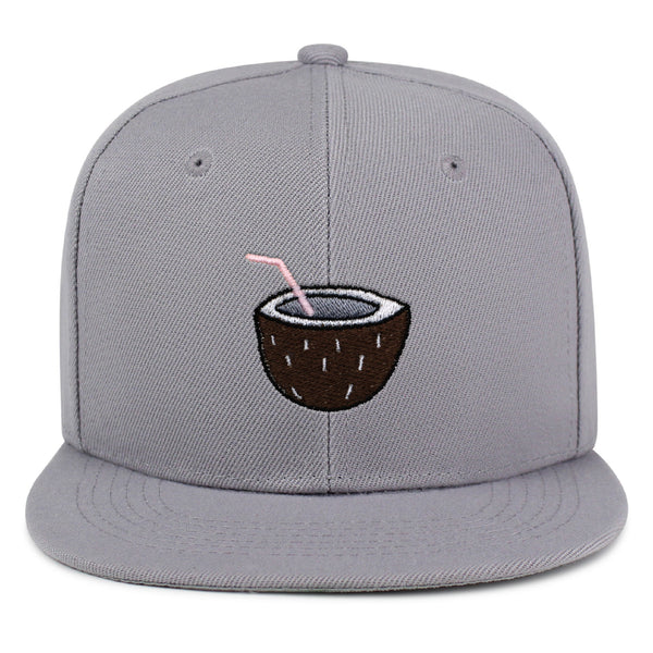 Coconut Snapback Hat Embroidered Hip-Hop Baseball Cap Juice Tree