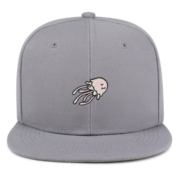 Jellyfish Snapback Hat Embroidered Hip-Hop Baseball Cap Fish Nature