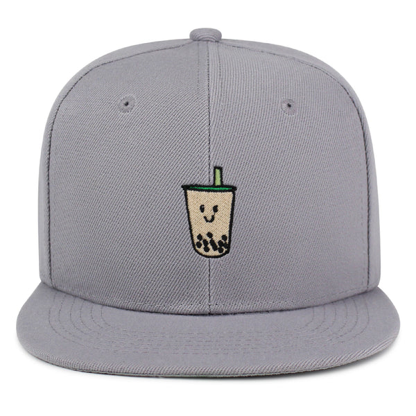 Boba Tea  Snapback Hat Embroidered Hip-Hop Baseball Cap Pearl