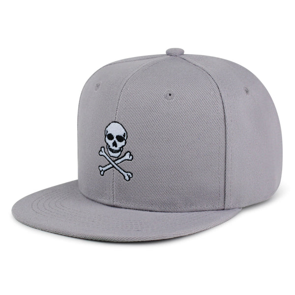 Pirate Skull Snapback Hat Embroidered Hip-Hop Baseball Cap Scary Grunge