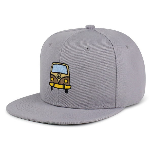 Hippie Van Snapback Hat Embroidered Hip-Hop Baseball Cap RV VW