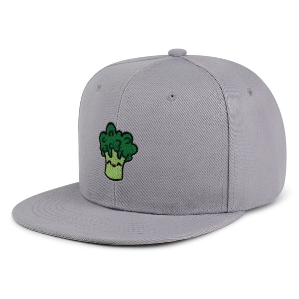 Broccoli Snapback Hat Embroidered Hip-Hop Baseball Cap Vegan Vegetable