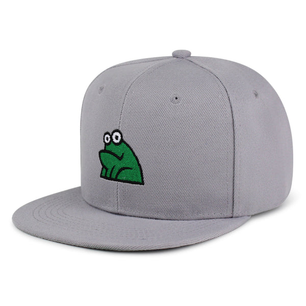 Frog Snapback Hat Embroidered Hip-Hop Baseball Cap Funny