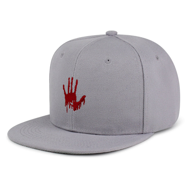 Bloody Hand Snapback Hat Embroidered Hip-Hop Baseball Cap Horror