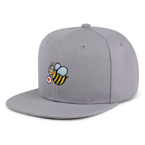 Bee Snapback Hat Embroidered Hip-Hop Baseball Cap Insect Honey
