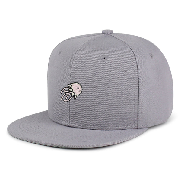 Jellyfish Snapback Hat Embroidered Hip-Hop Baseball Cap Fish Nature