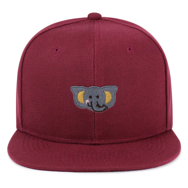 Elephant Snapback Hat Embroidered Hip-Hop Baseball Cap Zoo