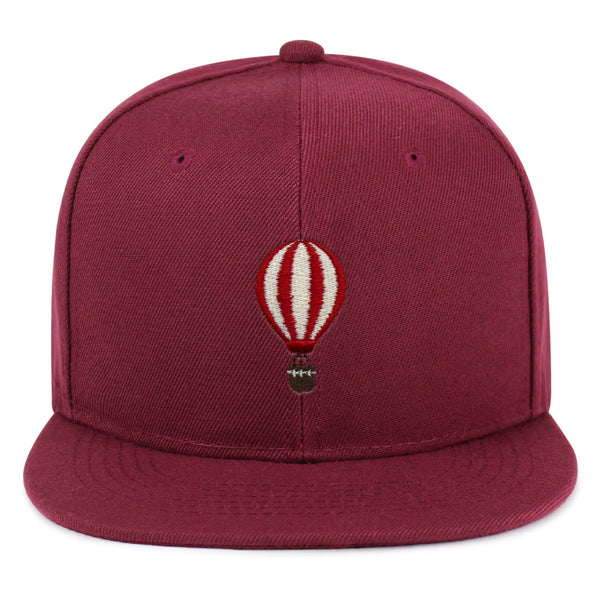 Hot Air Ballon Snapback Hat Embroidered Hip-Hop Baseball Cap Travel Fly Sky