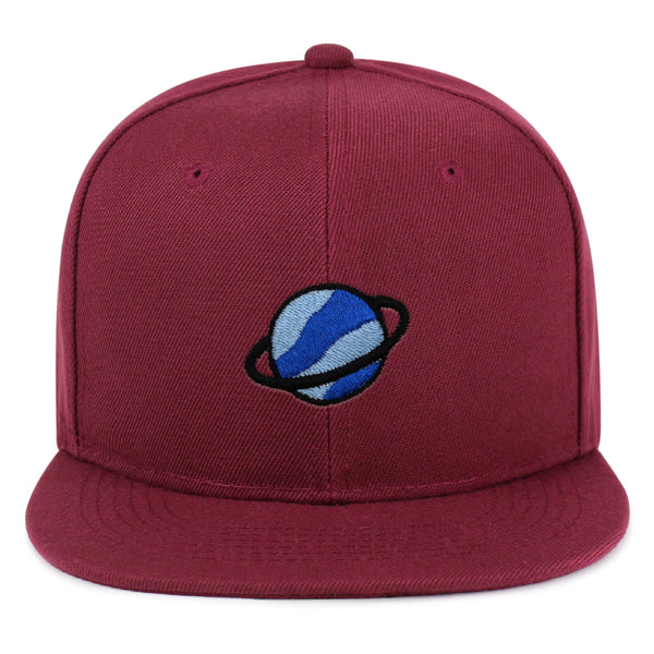 Planet Snapback Hat Embroidered Hip-Hop Baseball Cap Space