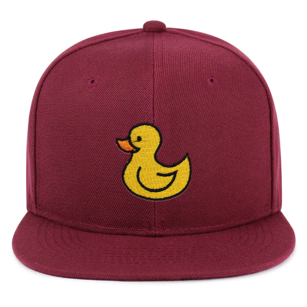 Duck Snapback Hat Embroidered Hip-Hop Baseball Cap Rubberduck Toy