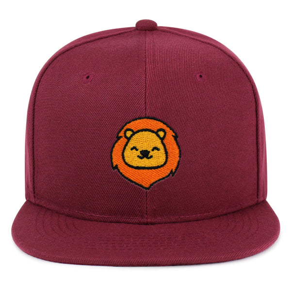 Lion Snapback Hat Embroidered Hip-Hop Baseball Cap Zoo King Animal