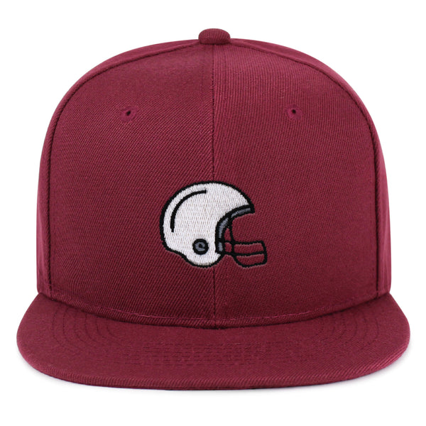 Football Helmet Snapback Hat Embroidered Hip-Hop Baseball Cap Sports Fan Rugby