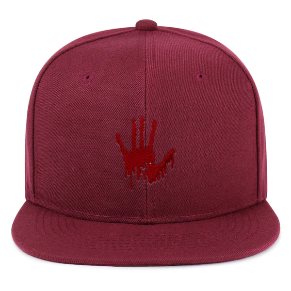 Bloody Hand Snapback Hat Embroidered Hip-Hop Baseball Cap Horror