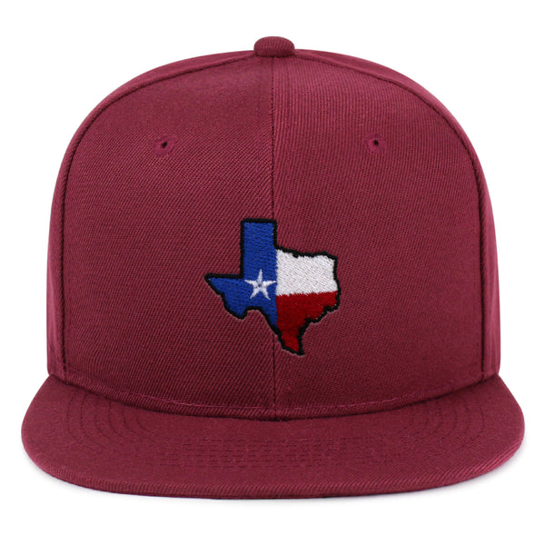 Texas Snapback Hat Embroidered Hip-Hop Baseball Cap Map Flag