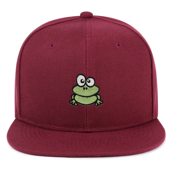 Frog  Snapback Hat Embroidered Hip-Hop Baseball Cap Green