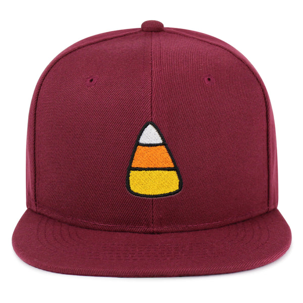 Candy Corn Snapback Hat Embroidered Hip-Hop Baseball Cap Snack Funny