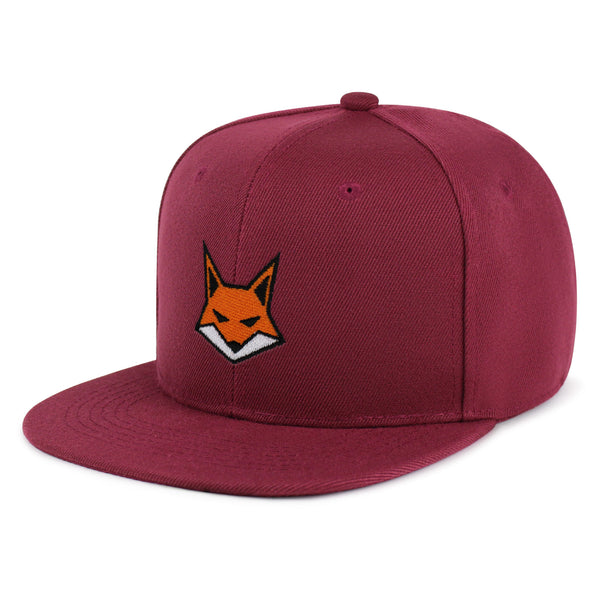 Fox Face Snapback Hat Embroidered Hip-Hop Baseball Cap Wild Animal