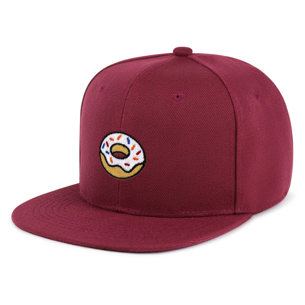 Donut Snapback Hat Embroidered Hip-Hop Baseball Cap Doughtnut Snack