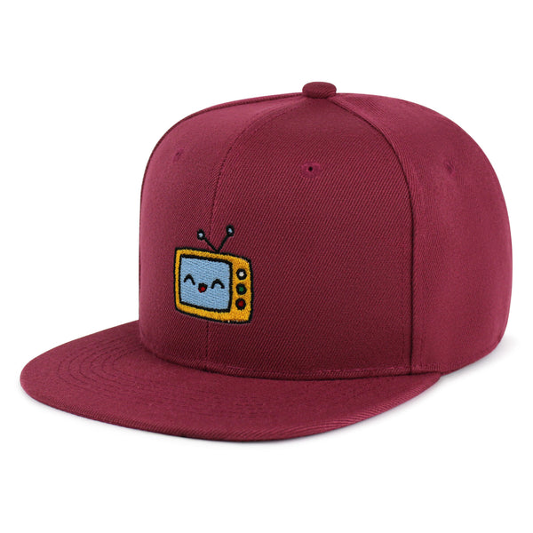 Analog TV Snapback Hat Embroidered Hip-Hop Baseball Cap Television Retro Analog