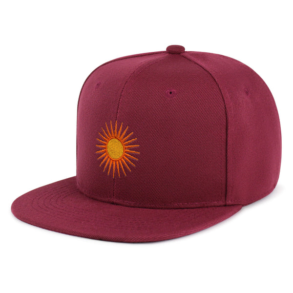 Sun Snapback Hat Embroidered Hip-Hop Baseball Cap Sunny Summer