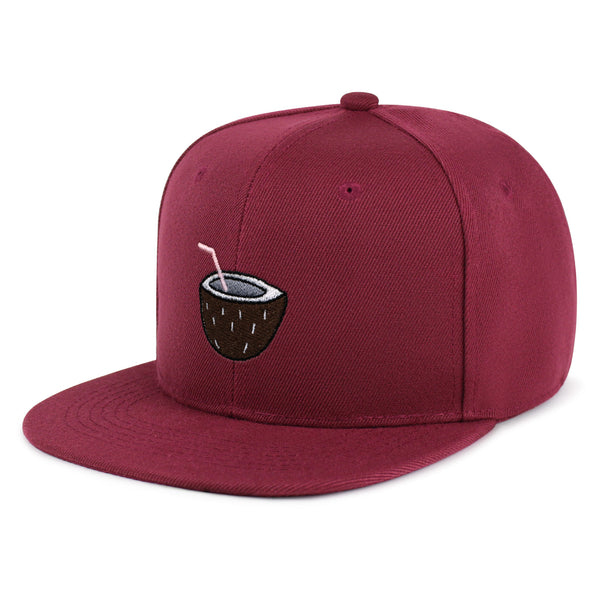 Coconut Snapback Hat Embroidered Hip-Hop Baseball Cap Juice Tree