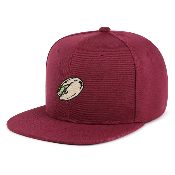 Pistachio Snapback Hat Embroidered Hip-Hop Baseball Cap Nut Funny