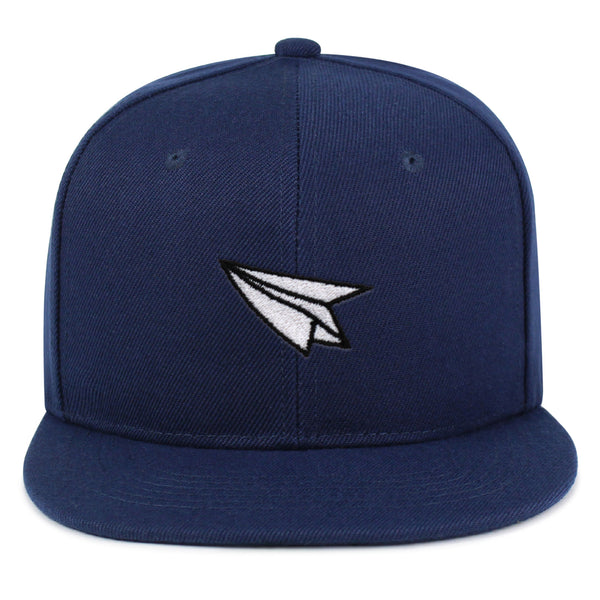 Paper Airplane Snapback Hat Embroidered Hip-Hop Baseball Cap Plane Sky