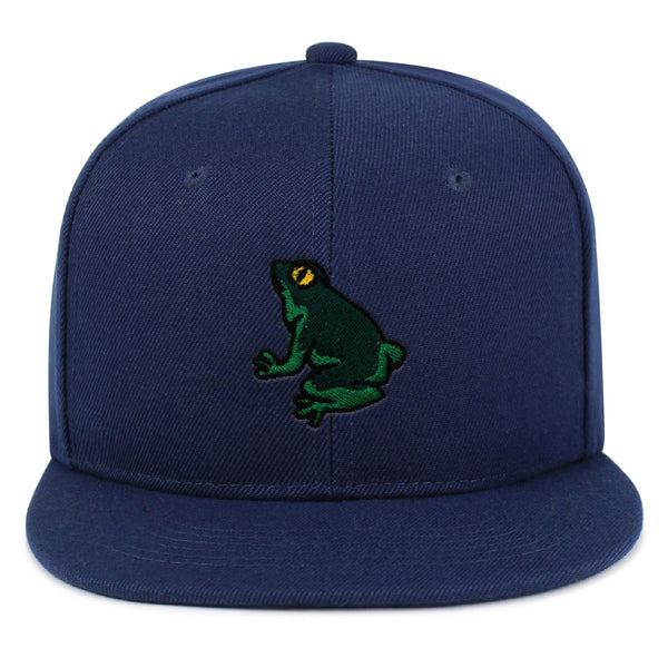 Frog Snapback Hat Embroidered Hip-Hop Baseball Cap Pond