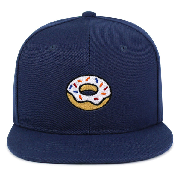 Donut Snapback Hat Embroidered Hip-Hop Baseball Cap Doughtnut Snack