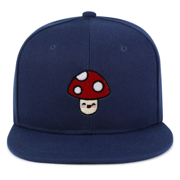 Mushroom Snapback Hat Embroidered Hip-Hop Baseball Cap Vegetable