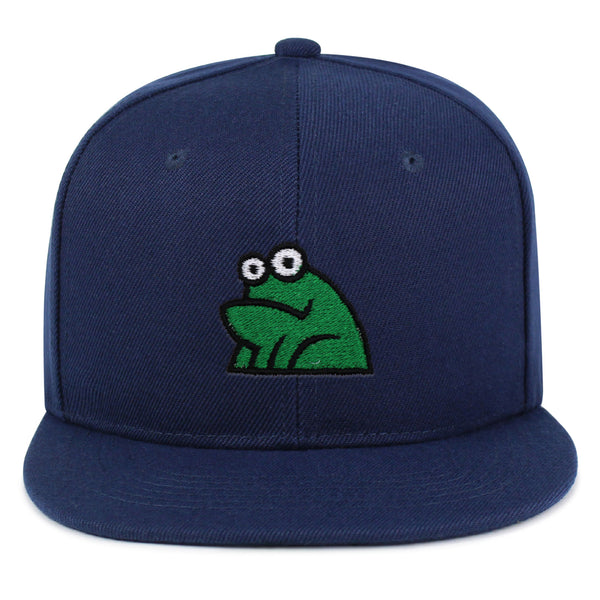 Frog Snapback Hat Embroidered Hip-Hop Baseball Cap Funny