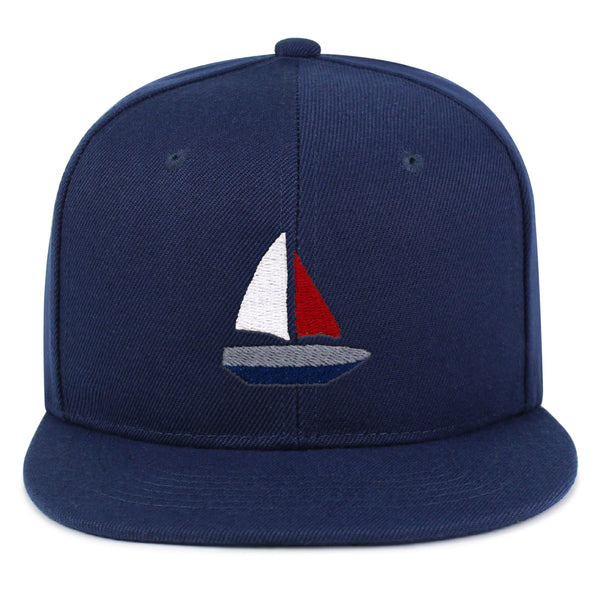 Cute Boat Snapback Hat Embroidered Hip-Hop Baseball Cap Sailor Ocean