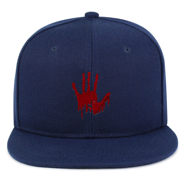 Bloody Hand Snapback Hat Embroidered Hip-Hop Baseball Cap Horror