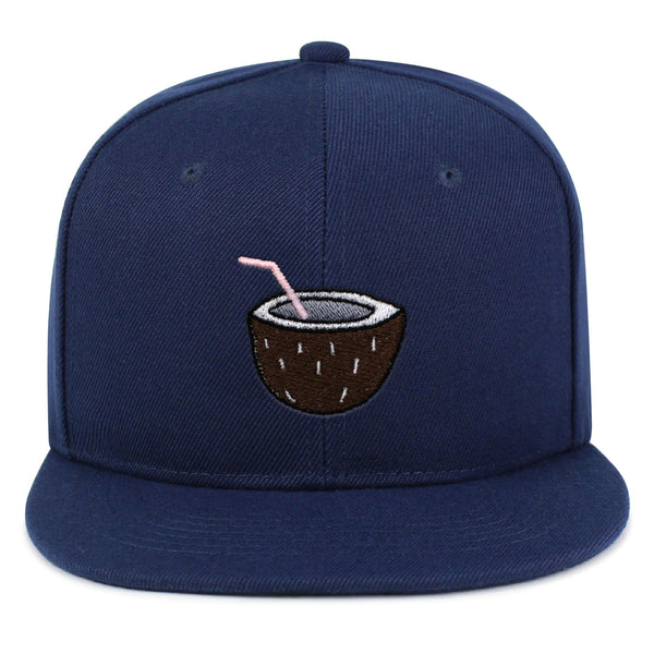 Coconut Snapback Hat Embroidered Hip-Hop Baseball Cap Juice Tree